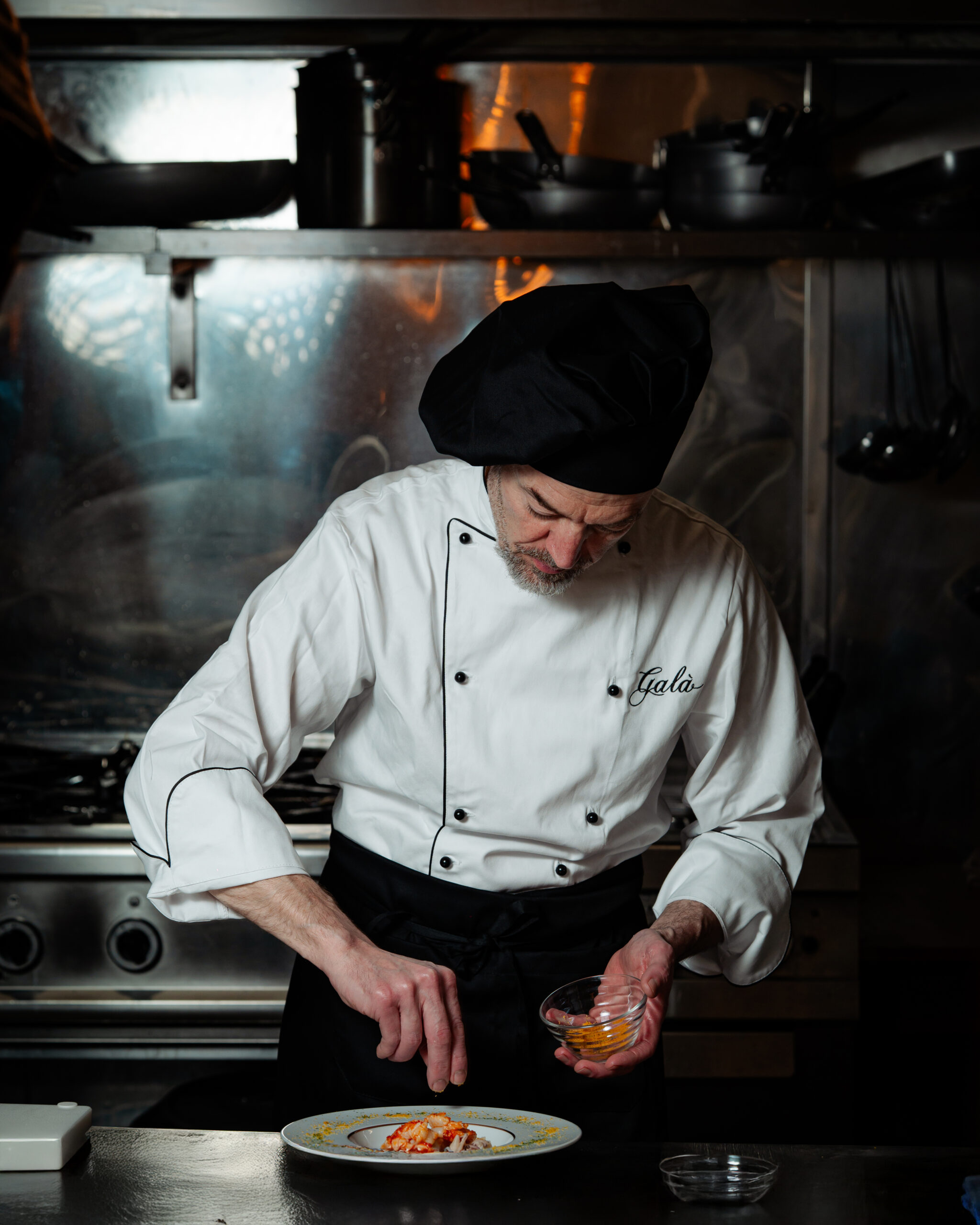 Chef al lavoro